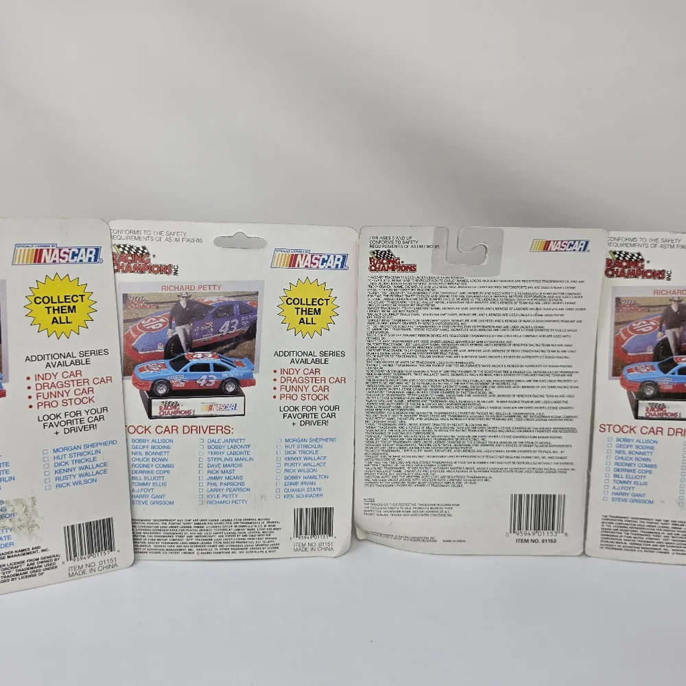 NASCAR Racing Champions Vintage Lot of 4